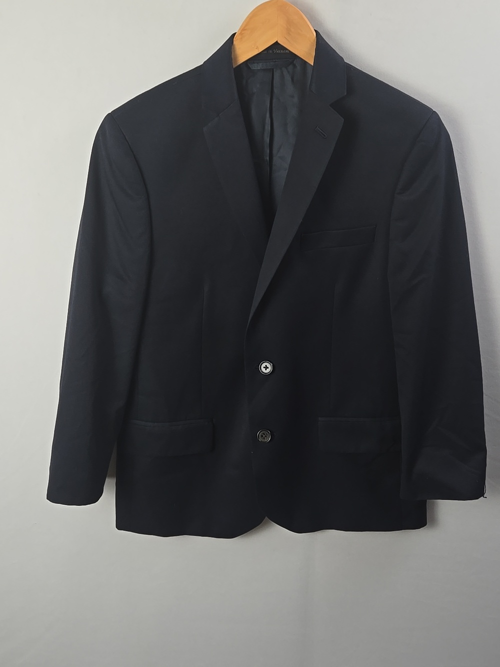 Lauren Ralph Lauren Boys Navy Blue Two Button Blazer Jacket Size 14H‎